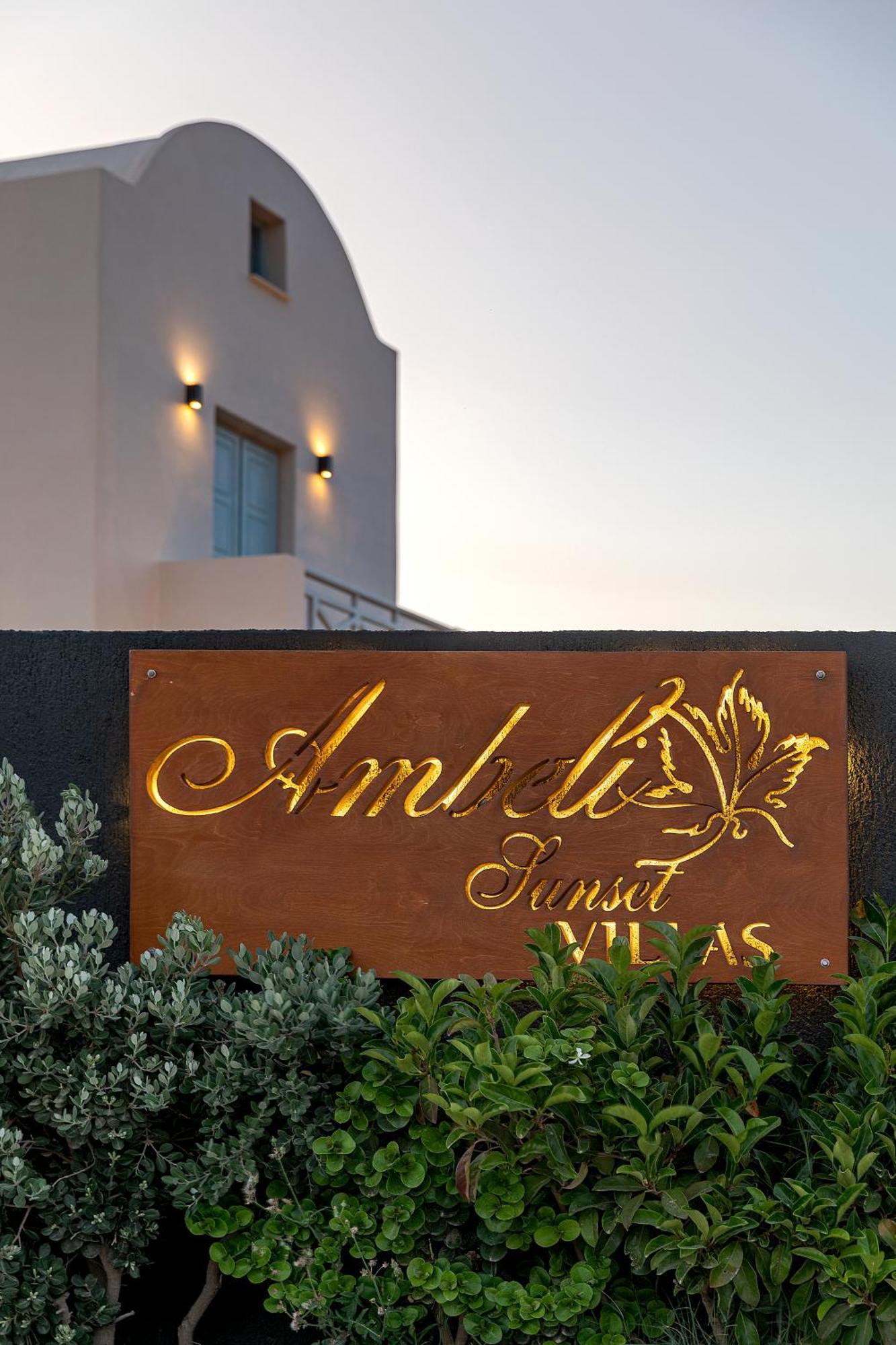 Ambeli Sunset Villas Μεγαλοχώρι Εξωτερικό φωτογραφία